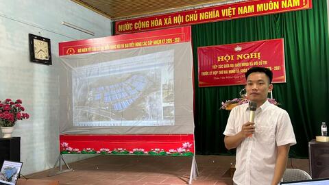 Hội nghị phổ biến công tác thu hồi đất phục vụ Dự án cụm công nghiệp Minh Sơn