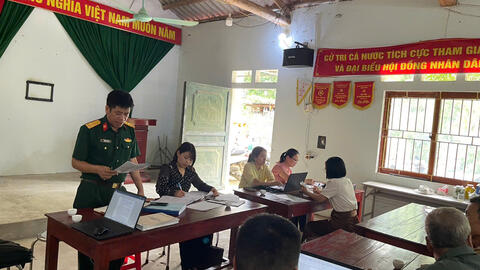 Chi nhánh Phát triển quỹ đất khu vực Cao Lộc phối hợp tuyên truyền chính sách bồi thường thực hiện Dự án đường tuần tra biên giới